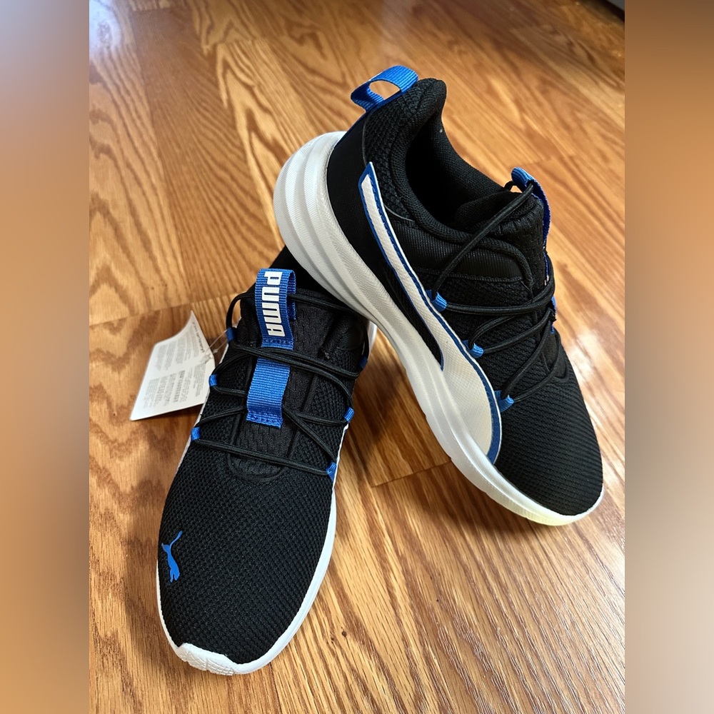 Black and blue brand new Puma sneakers
